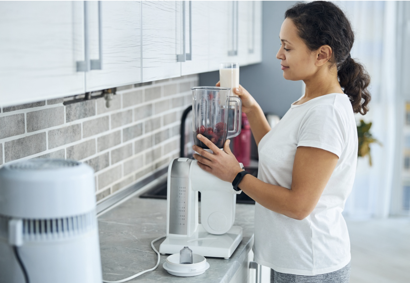 Robo de cozinha em ação