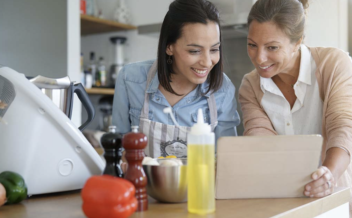 Robo de cozinha em ação