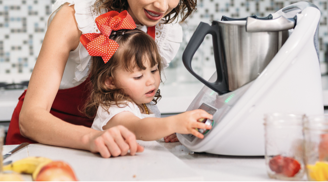 Robo de cozinha em ação